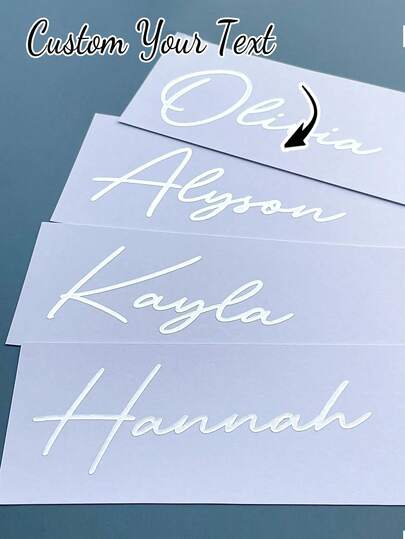 Customized Glitter Name Stickers, Text Stickers, Lettering Decals, Personalized Names, Wedding Decor Fonts, Wedding Sign Stickers, Personalized Name Label Stickers, Custom Decal Stickers, Name Stickers, Date Stickers, DIY Gifts