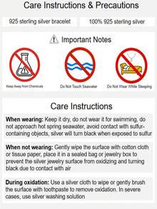 1pc S925 Sterling Silver Flower & Clover Hollow Chain Bracelet, Minimalist & Fashionable, Suitable For Daily Wear, Elegant Gift For Mother, Girlfriend - Gold - View 6