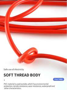 Cable alargador de alimentación multitoma de 5-20 m, color naranja, resistente - CHS05-5M - Ver 7