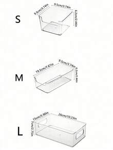 1pc/2pcs Transparent Stackable Storage Box, Large Capacity Desktop Organizer Box, Multi-Functional Storage Box For Storing Cosmetics, Stationery, Notes, Documents And Other Miscellaneous Items, Suitable For Home, School, Office, Back To School Season - Clear - View 15