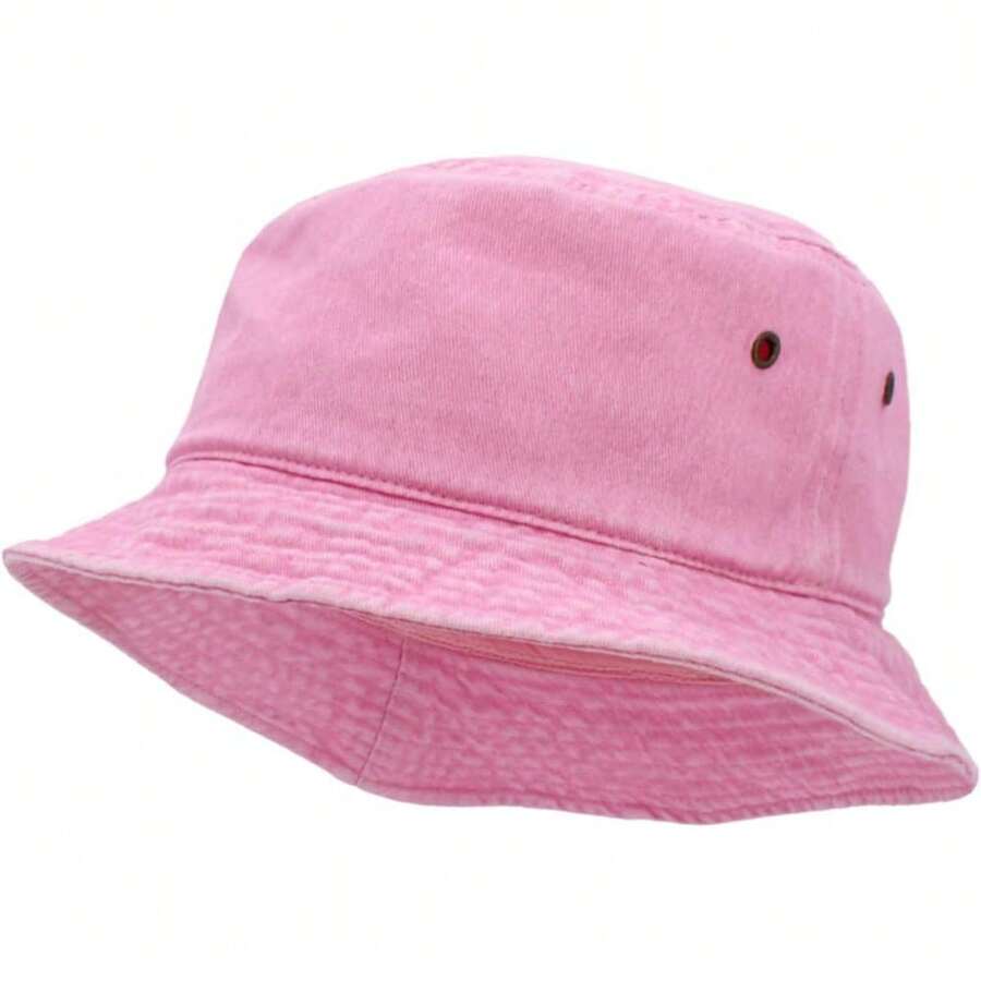 KBETHOS - Gorro Unisex de algodón Lavado para Exteriores - Rosado lavado - Ver 1