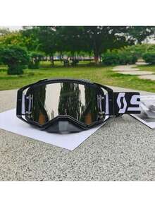 Easypie Selection 1pc Motorcycle Goggles, Dirt Bike Glasses, Off-Road Motorcycle, ATV, Skiing, Cycling Glasses, Outdoor Sports Helmet Face Mask - one-size - View 17