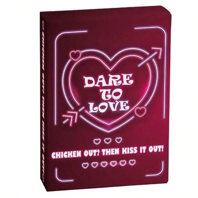 DARE GO LOVE New Bestselling Couple's Drinking Game Scratch Cards, Premium Quality, Promotes Between Partners, Unlocks Heartwarming Moments, Best Gift For Valentine's Day Date Night