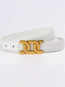 女士复古休闲时尚 2.5 英寸光滑扣字母 C 腰带，多功能商务腰带，牛仔裤腰带，适合日常通勤、休闲穿着、派对、舞会或作为礼物。 - 彩色 - 查看 7