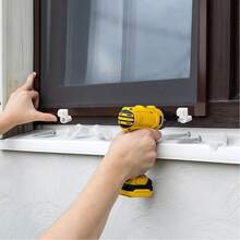 12个/24个/48个 3/8英寸尼龙窗纱夹，带螺丝，偏置夹，用于固定防风窗、防风板、纱门（多种颜色可选）