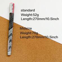 Golf Grips Standard Midsize Gray 10pcs