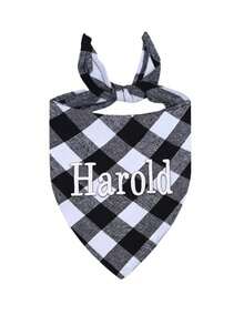 Various Styles 1PC Personalized Dog Bandana,Custom Pet Scarf With Embroidered Name,Bibs Triangle Scarfs Gift For Small Medium Large Dogs Cats Baby Puppy Pets Accessories - Multicolor - View 29