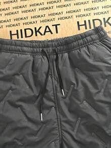 Hidkat 男士加厚保暖工装裤，采用优质面料，饰有字母贴布，适合冬季户外、露营、运动及其他休闲场合。男友风工装裤，复古都市男孩风，舒适保暖，是冬季运动必备单品。春季 - 灰色 - 查看 8