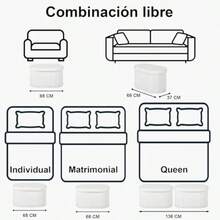 GOMYHOME Banco Otomano Plegable con AlmacenajeTaburete con Reposapies Banco de Almacenamiento para Entrada Sala de Estar y Dormitorio Boucle Blanco Perla - Blanco - Ver 2