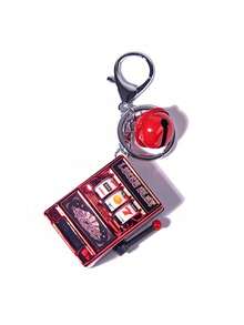 Slot Machine Keychains, Las Vegas Keychains, Mini Casino Keychains, Kawaii Keychains, Christmas Las Vegas Party Gifts. You Can Give This Casino Machine Keychain To Your Family Or Gaming Loving Couples On Birthdays, Anniversaries, Parties, Family Gatherings, And More. They Will Be Delighted To Receive The Gift - Black - View 8