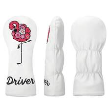 Funda de palo de golf con diseño de flamenco, funda de cabeza de golf de estilo de moda, funda de cabeza de madera de golf - Fundas de palos de golf para maderas, adecuadas para la mayoría de las marcas - Multicolor - Ver 3