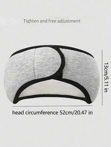 1pc Sleep Soundproof Ear Muffs, AdiustableMagic Tape Eye Mask, With Earplugs For NoiseBlocking Without Pressing Ears, Suitable ForSleeping,Napping,And Night Use ThroughoutThe Year. 2 Pcs (One Eye Mask + One Pair Of Earplugs) Reduces NoiseAnd Includes Earplug Sleep Mask -Made Of Soft, AdjustablePolyester Material, Suitable For Travel And Home Use, NoBatteries Required, Provides All Year Round - Multicolor - View 6