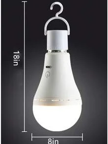 Cordless, Desk Lamp Light Bulb, Rechargeable, 3 Color Bulb LED Screw E27 Lamp, Suitable For Camping, Indoor Use, Etc. - Various - View 8