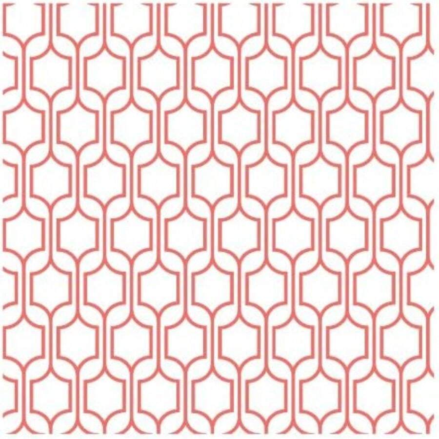 York Wallcoverings KB8641BD Bistro 750 - Papel pintado para pared, color blanco y beige(Papel tapiz rosado (Pink .246)) - Multicolor - Ver 1
