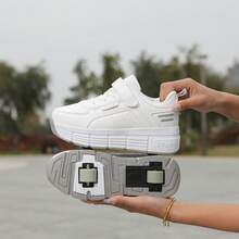 Transformable Roller Skates With Retractable Wheels For Students, Adults, Unisex, Suitable For All Seasons