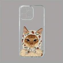 Funda para teléfono con impresión UV, diseño creativo transparente de mamá gata, compatible con modelos de  16, 16 Plus, 16 Pro, 16 Pro Max, 13, 13 Pro, 13 Pro Max, 12, 12 Pro, 12 Pro Max, 11, 11 Pro, 11 Pro Max. - Color mezclado 1-1026 - Ver 9