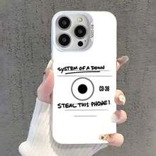 Funda de teléfono S-System of a Down Rock para 17,16,15,14,13,12,11,Pro,Max,Plus, cubierta blanca mate a prueba de golpes - z2 - Ver 7