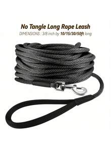 1pc 10ft/15ft/30ft/50ft Durable Dog Leash, Suitable For Large, Medium And Small Dogs Outdoor Walking, Playing, Camping Or Yard Activities - View 11