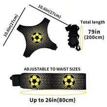 Adjustable Elastic Soccer Training Aid, Suitable For Solo Soccer Practice Equipment - Multicolor - View 3