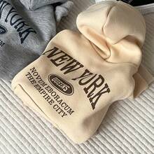 秋冬季宠物狗猫保暖服，抓绒卫衣，适合泰迪犬、贵宾犬、比熊犬、小型犬/幼犬 - 卡其色 - 查看 10