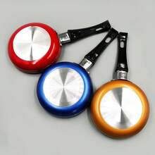 Sartén antiadherente mini de 12 cm/14 cm/16 cm, apta para utensilios de cocina (color aleatorio) - Multicolor - Ver 8