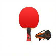 1支乒乓球拍，长/短柄可选，带球拍包