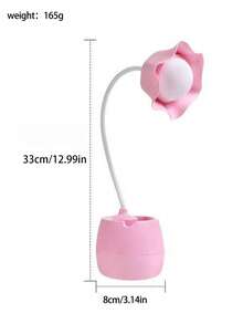 1 قطعة مصباح مكتب عالي الجودة، مصباح طالب LED أسلوب INS الأكثر مبيعًا، مصباح مكتب مراعي للعين للسكن والغرفة والقراءة والكتابة، حامل أقلام، إضاءة رومانسية، مناسب للصالة والغرفة والحمام وديكور المنزل والسفر والزفاف والحفلات وعيد الميلاد، هدية للرجال والأمهات والآباء والأصدقاء المقربين والمعلمين وأعياد الميلاد والسنة الجديدة، اكسسوارات، هدية ممتعة، يأتي مع كابل البيانات