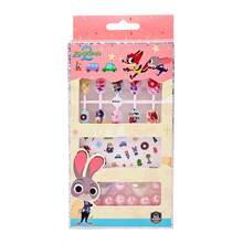 Disney Minnie Mickey Children's Handmade DIY Beaded Nail Sticker Set, Cute Cartoon Nail Art Stickers, Zootopia Judy Hopps Birthday Gift, Party Favor, Souvenir - Multicolor - View 11