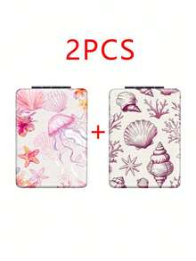 可折叠迷你化妆镜，轻薄便携，耐用PU皮革材质，适合各种场合和人群，可折叠方形，方便携带。 - 彩色 - 查看 16