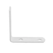 Kit 10x Peças Cantoneira de Ferro Formato Em L Para Móveis 5x5x2CM Várias Cores - Preto - Visão 5