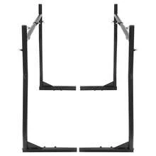 ZHFEISY Adjustable Steel Trunk Bed Pickup Truck Ladder Rack W/ End Caps 800lbs Black - default - View 7
