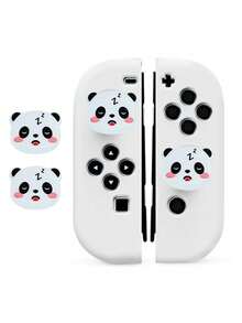 2 个游戏操纵杆帽按钮帽，兼容 Switch NS OLED/Switch Lite 硅胶帽 Joycon 控制器按钮帽操纵杆配件，与 Switch 玩家兼容的最佳礼物 - 彩色 - 查看 5