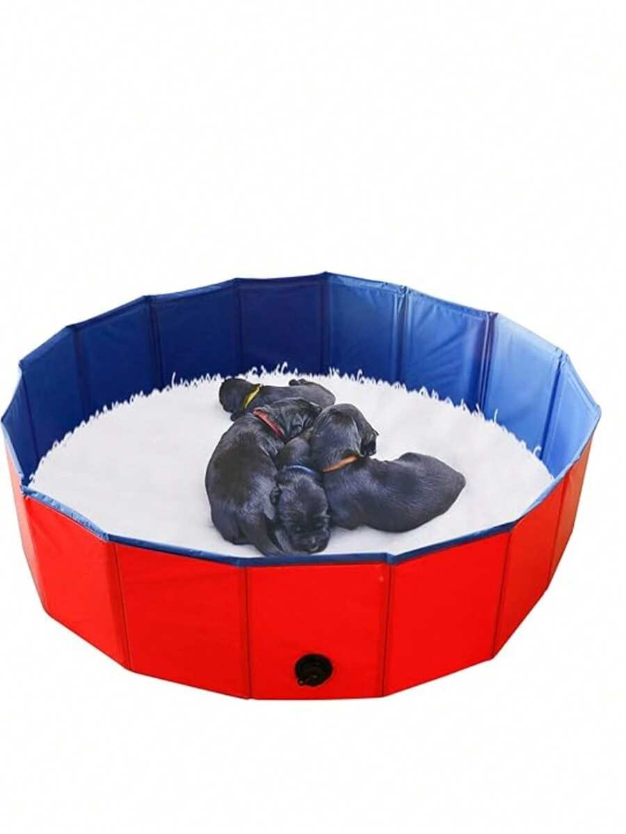 Artilife Dog Whelping Pen, Small Dog And Puppy Whelping Box, Dog Delivery Supplies, Portable Auxiliary Drinking Pool And Auxiliary Drinking Tank (Diameter 81.28 Cm X Height 20.32 Cm) - Multicolor - View 1