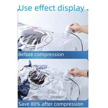 RAF Vacuum Electric Pump, Vacuum Storage Bags For Clothes In Autumn And Winter, Suitable For Vacuum Storage Of Household Rooms, Outdoor Travel Clothes, Pants, Blankets, Bedding, Etc. A Household Holiday Gift, Suitable For Halloween And Thanksgiving.Valentine's Day - EU C Type Plug(220-240V) - View 6