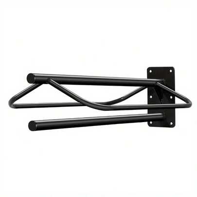 1-Pack Heavy-Duty Wall-Mounted Saddle Rack - Iron Alloy Space-Saving Tack Organizer For Stables, Garages & Equestrian Storage - Durable Stable & Garage Organization