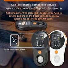 INSKAM Portable Digital Microscope, 2-Inch Mini Handheld, 500X Magnification, Super Macro Lens, USB/Battery Dual Power Supply, Suitable For PC, Applicable For Circuit Board Repair, Jewelry Inspection, Biological Observation - Multicolor - View 9