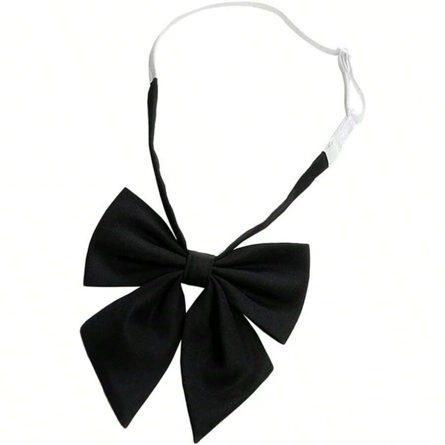 Arco De Graduacin Corbatn De Traje De Marinero Hada Madrina Arco Decoraciones De Corbata De Lazo De Nia Pajaritas De Esmoquin Pajarita Japonesa Cinta Pao Perder Uniforme - negro + 13,00X12,00X1,00CM - Ver 1