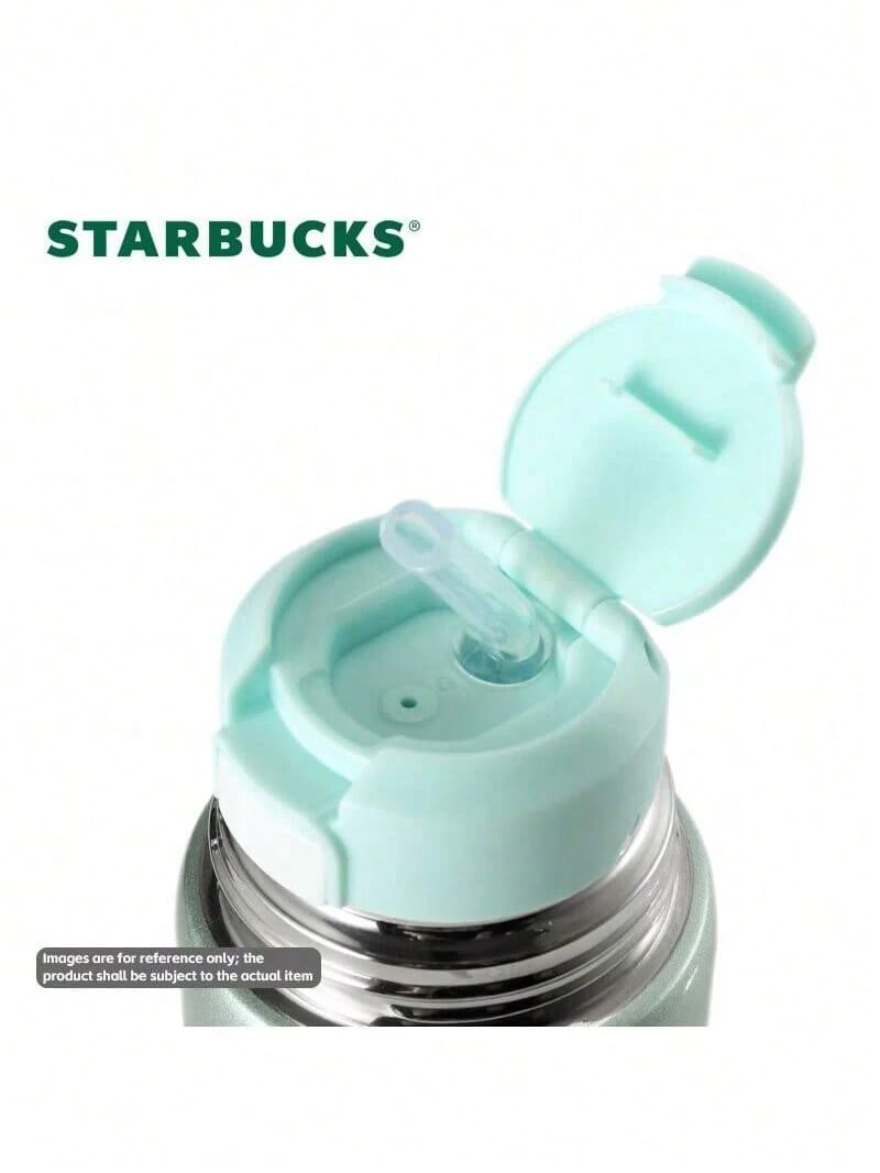 Starbucks Cana din oțel inoxidabil Green Wilderness Style cu pai și capac, 470 ml. Păstrează băuturile calde sau reci. Fabricată din oțel inoxidabil 304. Deschidere și închidere ușoară cu o singură mână. Potrivită pentru utilizare în mașină și naveta.