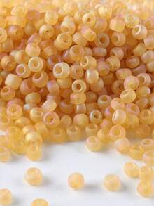 GO2CJBEADS DIY串珠工艺材料 10克手链珠 多色 2毫米圆形玻璃珠，用于珠宝制作