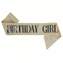 2pcs "Birthday Queen" Birthday Belt And Crown Set, Suitable For Girls, Decorative Set Includes Rhinestones, Headband, Hair Accessories, Shiny Crown, Birthday Party Supplies Valentine's Day Accessories