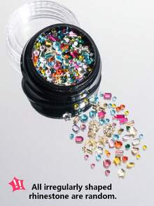 230pcs/Box Fashionable Tooth Gem Kit,Y2K DIY Crystals Jewelry Kit,4 Color Professional Cool Gems For Women, And Easy To Get Started,Unleash Your Sparkly Smile - Multicolor - View 5