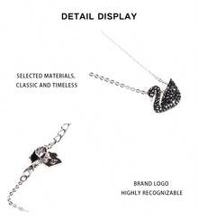 Swarovski Swan Necklace For Ladies 5347330 - Black 5347330 - View 8