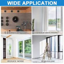 1卷自粘橡胶条，耐用保护密封垫圈，柔性密封材料，无需工具