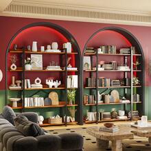 Ladder ShelvesLibrero5 Nivele Librero librero Organizador 5 Niveles Mueble Organizador Tamaño: 170 * 120 * 24 CM Cada Capa Puede soportar 15 KG. Color Nogal - como en la foto - Ver 5