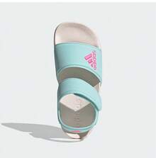 Adidas Kids Hook And Loop Sandals, Non-Slip Quick-Dry Casual Slippers, Slip-On Bathroom Beach Shoes - Baby Blue - View 5