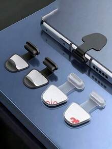 2 Pieces Black Silicone Dust Plug For Android Type-C Phones, Dust Cover For Port And Plug Protection. - Multicolor - View 6