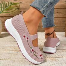 Zapatos planos de mujer - Rosa - Ver 5