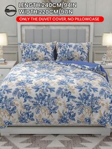 2/3件套花卉图案被套组，柔软舒适，优雅花卉设计，适合家居、宿舍、现代生活，四季皆宜，儿童、学生、成人适用，尺寸可选：单人床、双人床、大号双人床、特大号双人床，适合秋季装饰和房间装饰。 - 彩色 - 查看 31