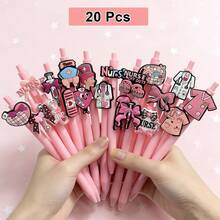 1/5/10/20pcs Nurse/Doctor Ballpoint Pens, Medical Record Pens, Nurse's Day Gifts, Suitable For Nurses, Medical Assistants And Students, Practical Nurse Gifts, Perfect Holiday Gifts, For Colleagues: New Year, Valentine's Day, Christmas - Black - View 11