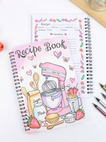 1 Blank Personal Recipe Notebook, Suitable As A Gift For Mothers, Grandmothers, And Cooking Enthusiasts, 4 Different Cover Designs Available - Rectangle - View 7